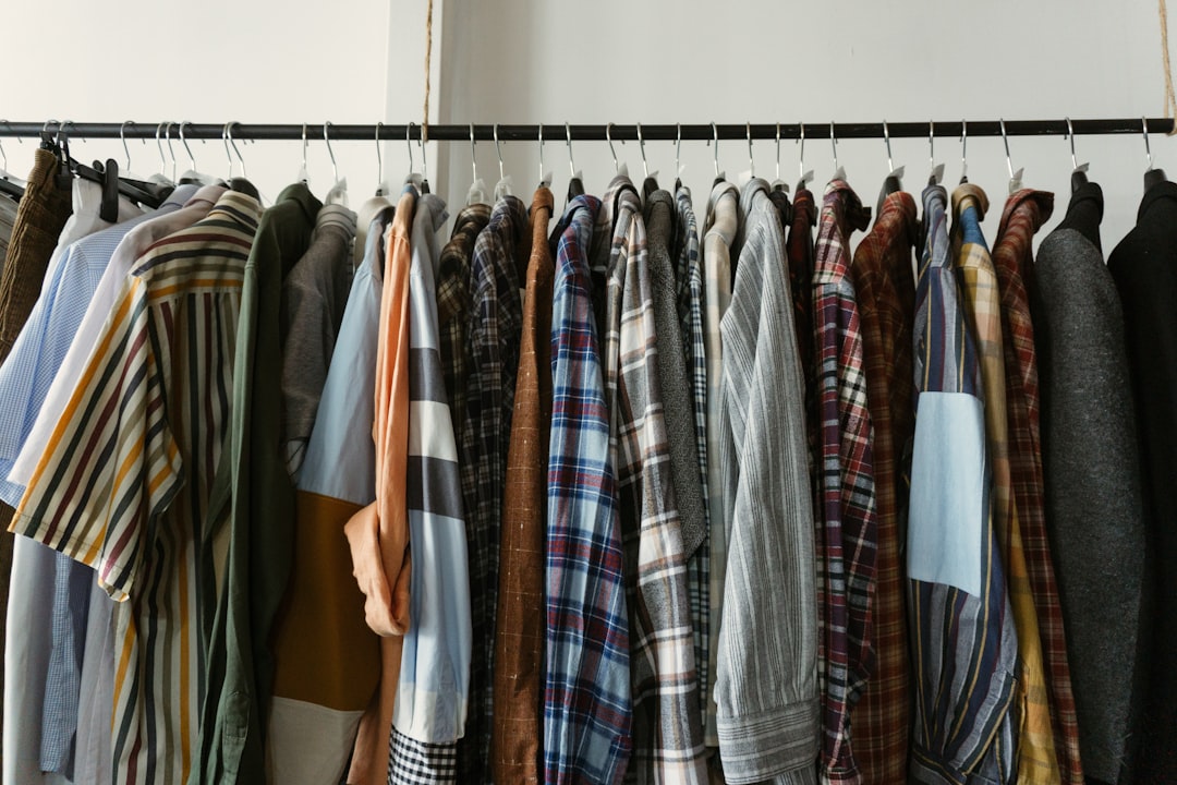 Photo clothing rack